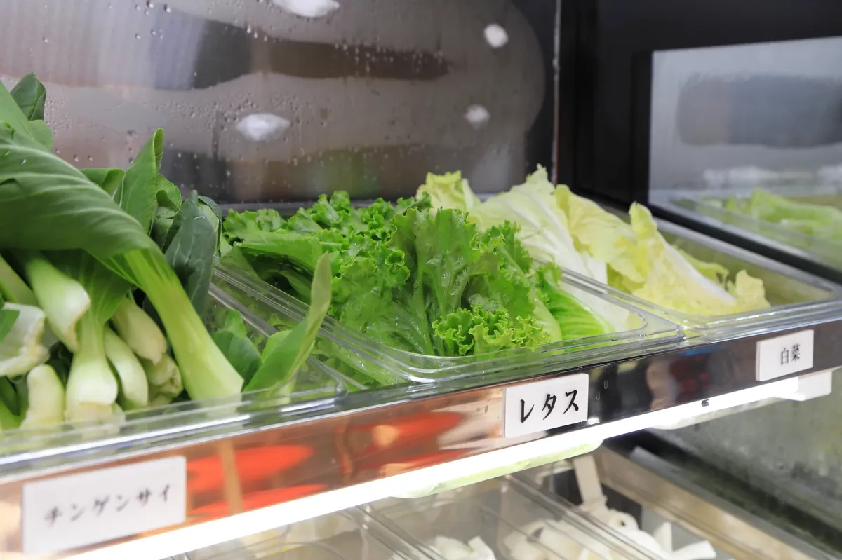 葉物野菜の具材